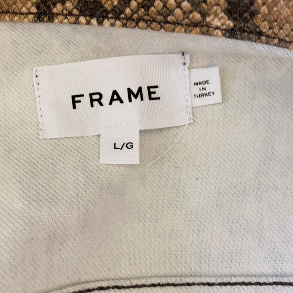 FRAME Python Trucker Jacket - Picture 5 of 7